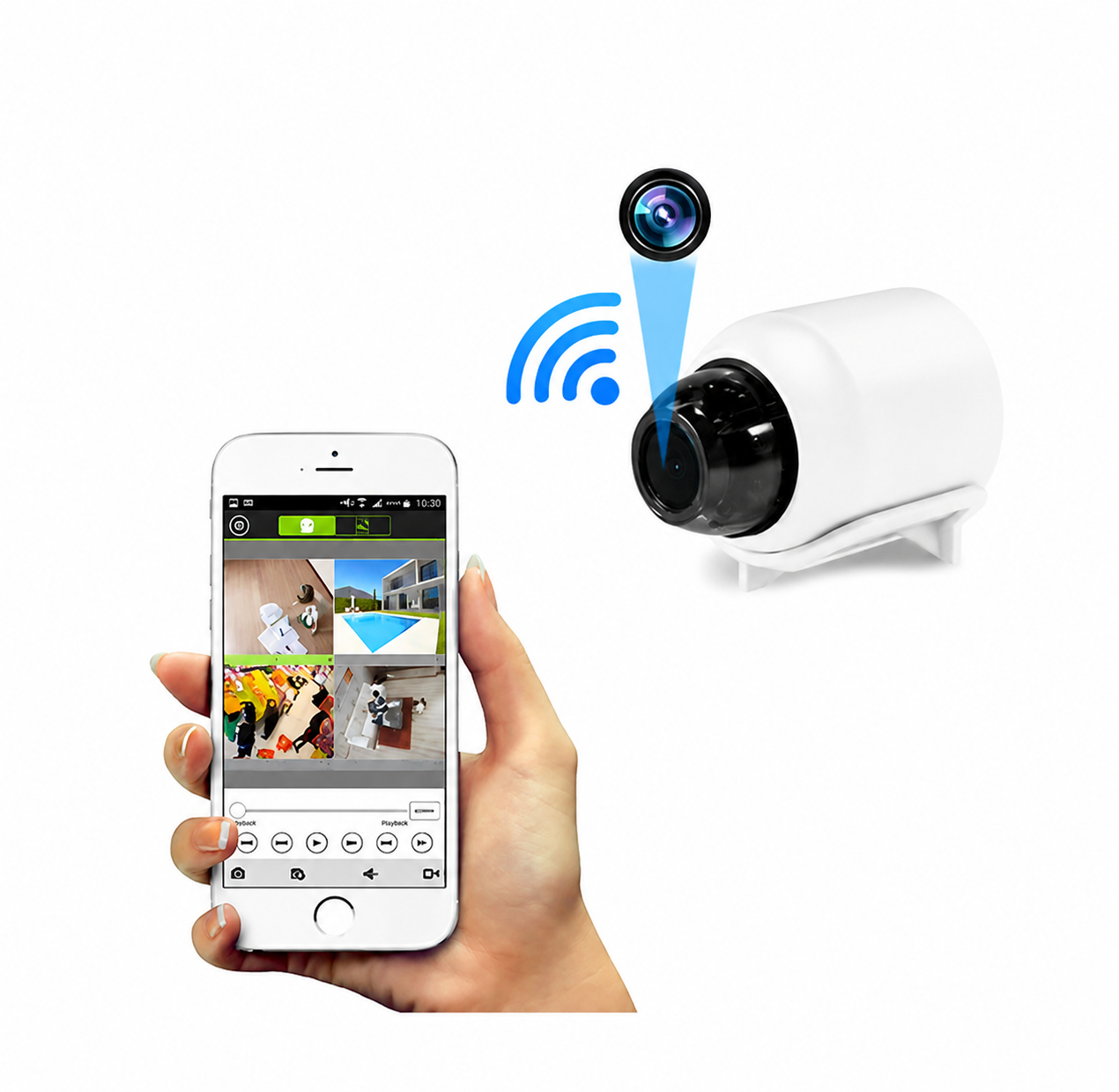 Full HD 4K UltraVision™ mini-beveiligingscamera - Gratis verzending + verrassingscadeau