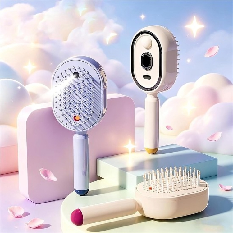 MistBrush | 3-in-1 Haarborstel met Sprayfunctie