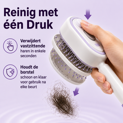 MistBrush | 3-in-1 Haarborstel met Sprayfunctie