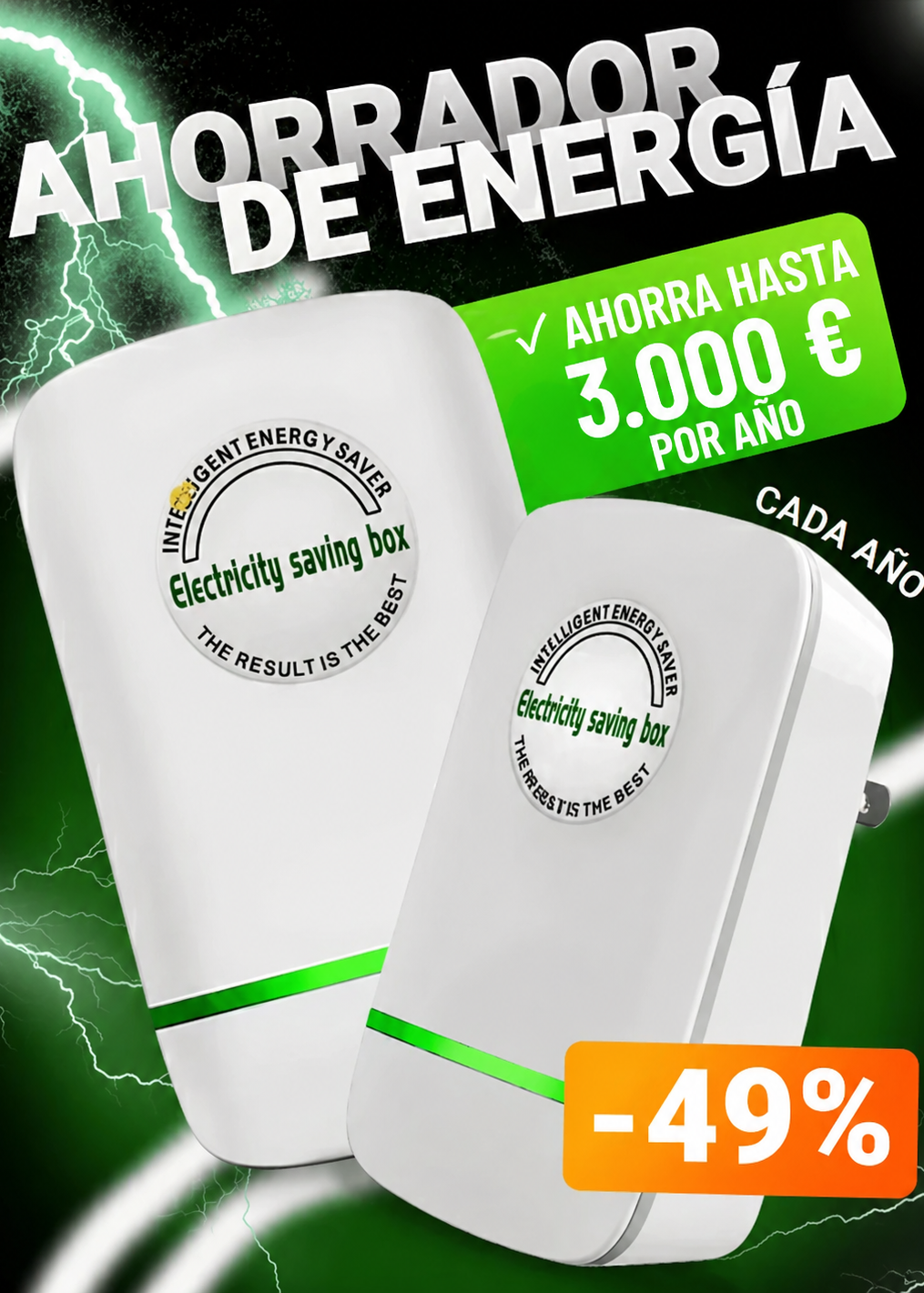 AhorraMás Energy - AHORRADOR DE ENERGÍA compre 1 llévese 2 + Envío gratis