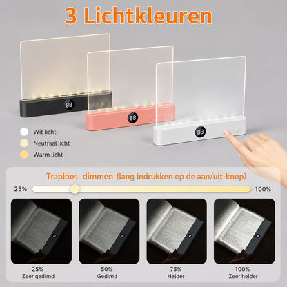 Ledsen™ ReadingLight: Oplaadbare Draagbare LED Nacht Boek Het Lezen Van Licht