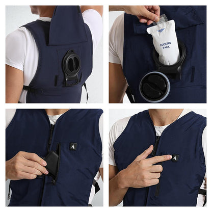 5V Touch Button Circulatory Cooling Vest