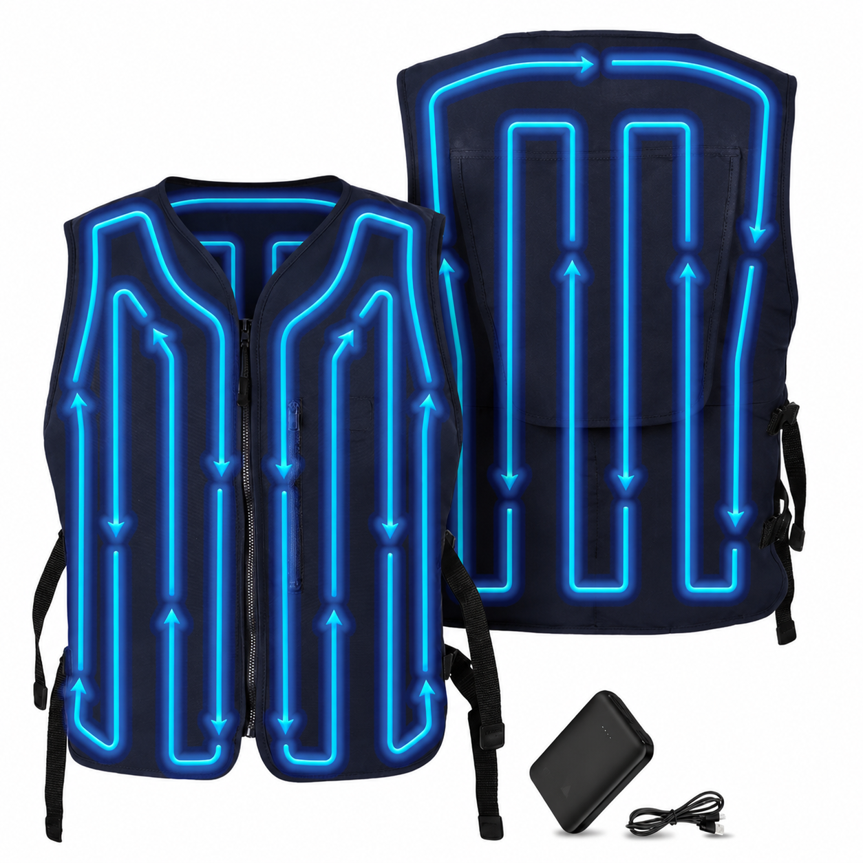 5V Touch Button Circulatory Cooling Vest